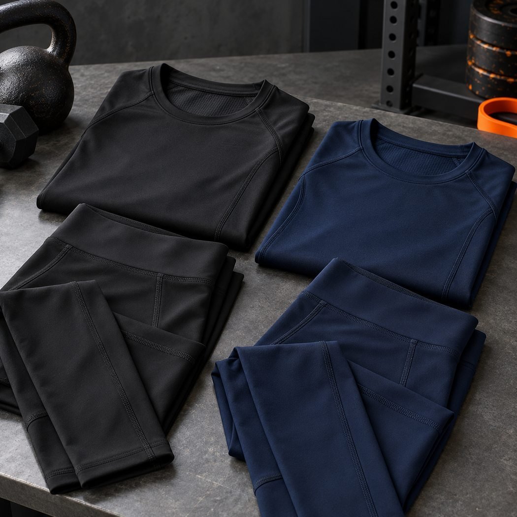 Activewear and gym wear garments