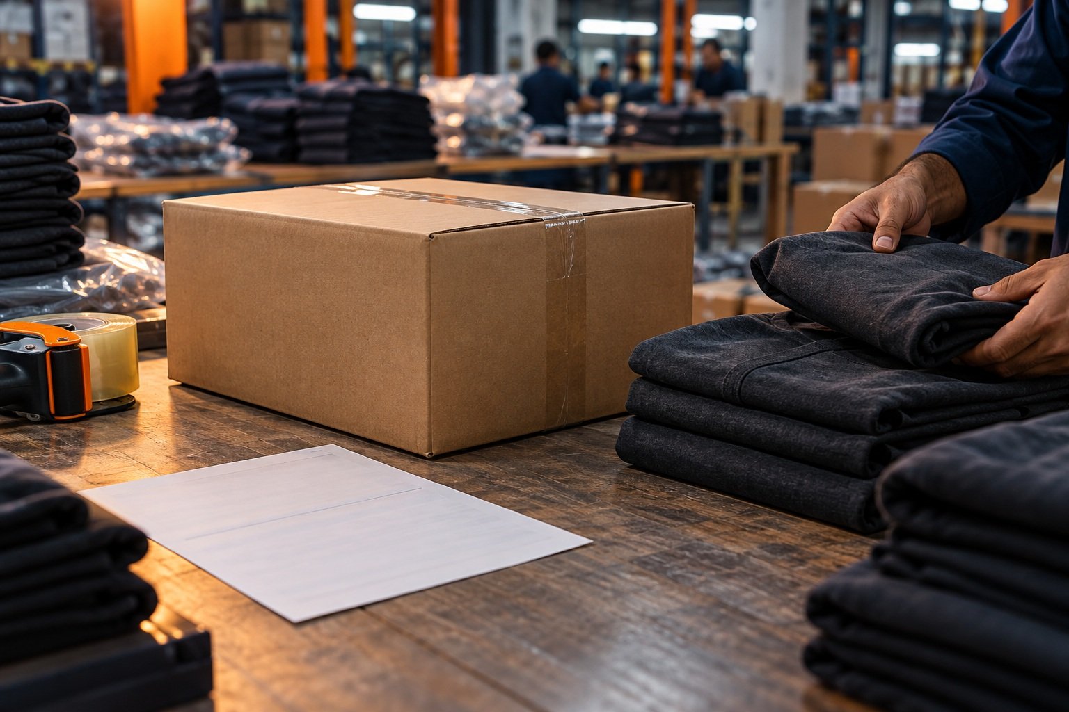 Plain carton and packing materials